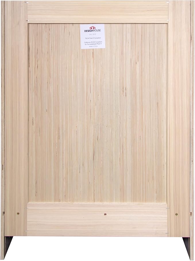 Design House Brookings Bathroom Vanity, 24", Espresso | Adjustable Hinges, Freestanding, Contemporary/Modern, Wood, Bath, 586966