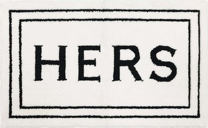 Mohawk Home Hers Casual Novelty; Solid Cream 1' 5" X 2' Bath Mat Perfect for Bathroom