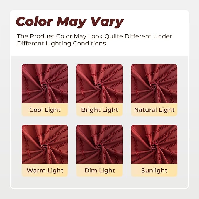 84inches Extra Long Burgundy Shower Curtain Boho Farmhouse Shower Curtain 72 x 84 Tufted Chevron Textured Minimalist Shower Curtains for Bathroom