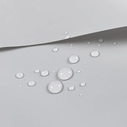 Barossa Design Silver Gray Stall Shower Curtain Liner with 3 Magnets - 36" x 72" Waterproof PEVA Plastic Narrow Shower Liner Lightweight for Small Bathroom, Metal Grommets - Gray Silver