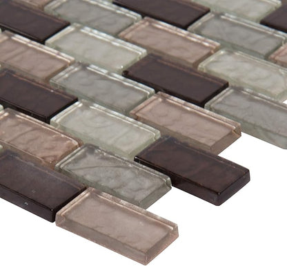 MSI Ayres Blend Glass Subway Tile for Kitchen Backsplash, Wall Tile for Bathroom, Accent Wall Tile, Shower Wall Tile,Sample