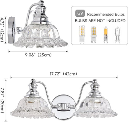 Chrome Vanity Light Chrome Bathroom Lights Vanity Lights for Bathroom Light Fixtures