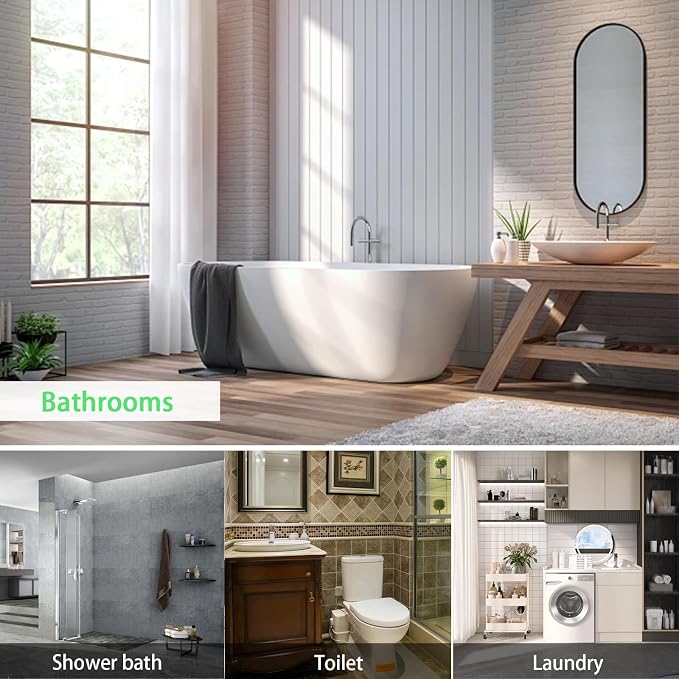 Bathroom Exhaust Fan with LED Light Vent Fans for Ceiling,Ventilation Fan Light Combo 374 CFM 1.2 Sones Quiet for Bathroom Shower Restroom Farmhouse - Adjustable Light 3000K/4000K/6500K