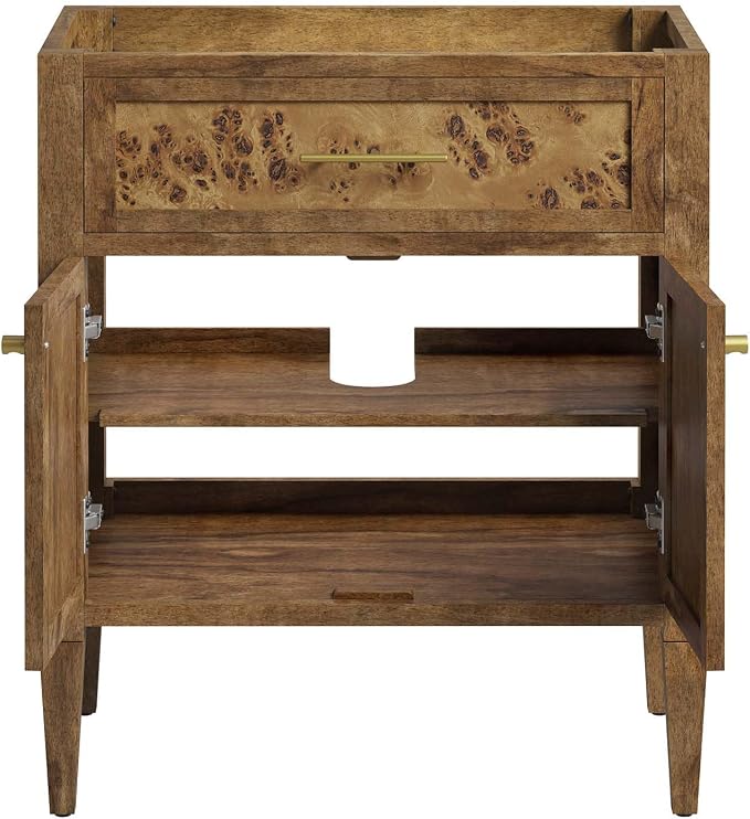 Modway EEI-6138-BRN Elysian 30" Bathroom Vanity Cabinet (Sink Basin Not Included), Brown