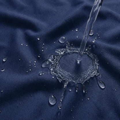 Waterproof Fabric Shower Curtain Liner, TPU Coated, PEVA-Free & Odorless, Hotel Quality, 3 Magnets, Rust-Proof Metal Grommets, Machine Washable, Navy, 72x72 Inch