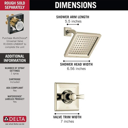 Dryden 14 Series Single-Function Shower Trim Kit