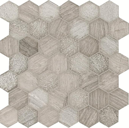 MSI Honeycomb Hexagon Natural Marble Tile for Kitchen Backsplash, Wall Tile for Bathroom, Floor Tile, Accent Wall Tile, and Shower Wall