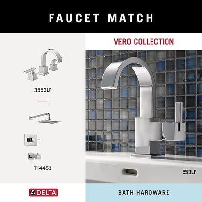 DELTA FAUCET 77736 Vero Wall Mounted Double Towel Hook in Polished Chrome