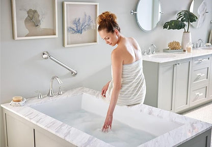 Moen Eva Chrome Two-Handle Deck Mount Roman Tub Faucet Trim Kit, Valve Required, T943