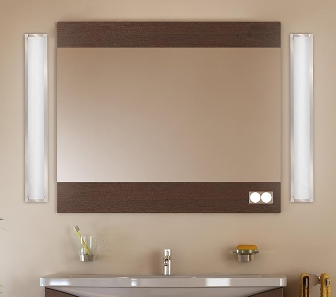 Lithonia Lighting Traditional Square 3K LED Vanity Light, 3-Foot, Brushed Nickel, 36-Inch
