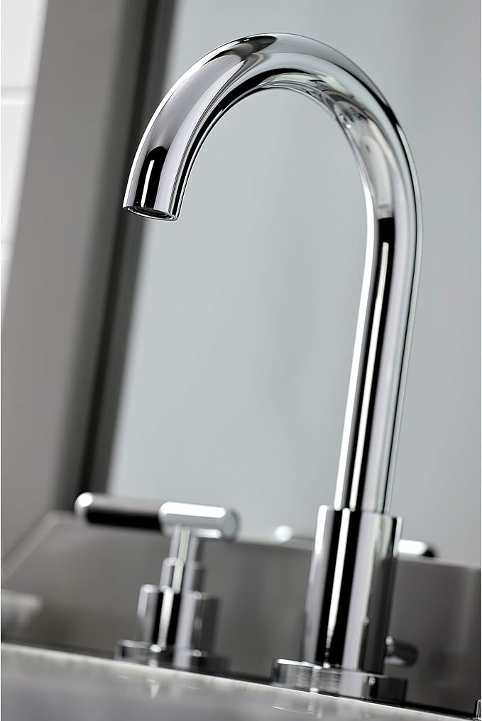 Fauceture FSC8921CKL Kaiser Widespread Bathroom Faucet with Pop-Up Drain, Polished Chrome