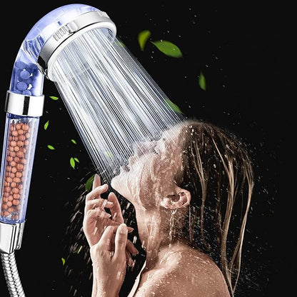 NOSAME Shower Head, Filter Filtration High Pressure Water Saving 3 Mode Function Spray Handheld Showerheads for Dry Skin & Hair | Handheld Showerheads, Filter Filtration High Pressure Water Saving 3 Mode Function Spray Shower Head for Dry Skin & Hair