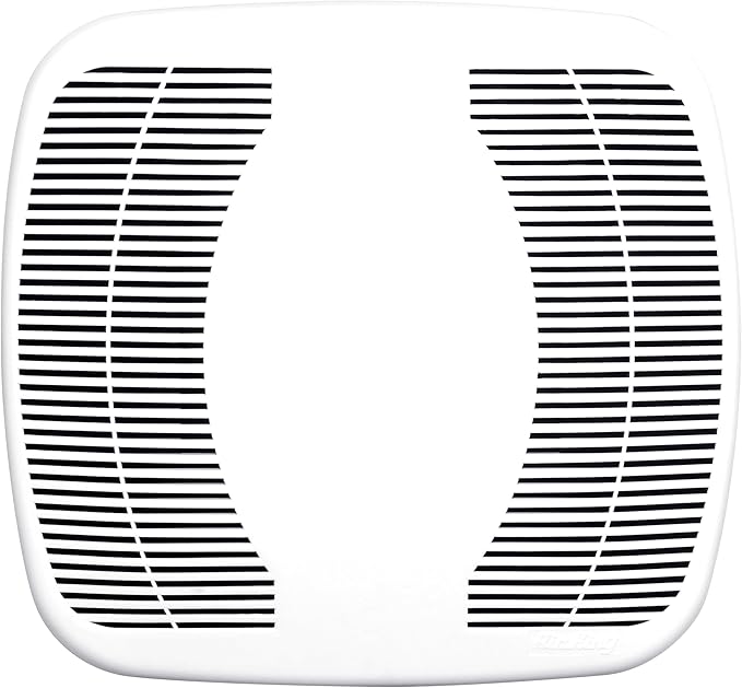 Air King 90 CFM 3.0 Sones Ceiling Mounted Snap-In Installation Bathroom Exhaust Fan, BFQ90