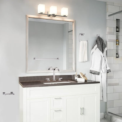 Design House 188540 Karsen 4-Piece Bathroom Accessory Kit, Polished Chrome
