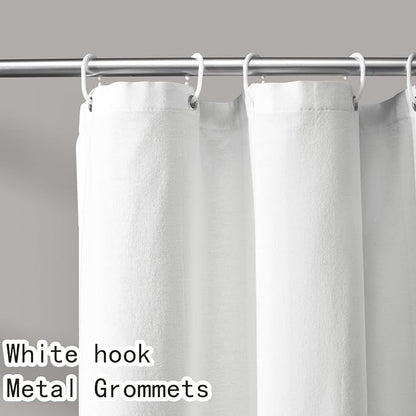 WOUVMA Sage Green Shower Curtain Floral Cotton Cottagecore Shower Curtain for Bathroom 72" W x 72" L