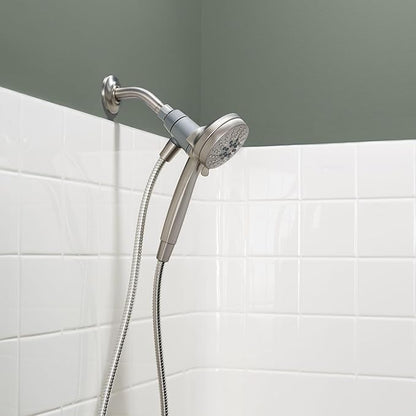Moen Engage Magnetix Shower Head with Handheld Sprayer, 6 Spray Functions, Spot Resist Brushed Nickel, 26100EPSRN