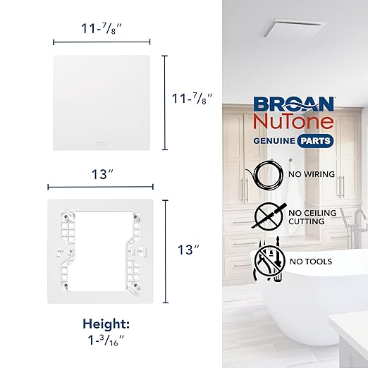 Broan-NuTone RCM700 Magnetic Universal CleanCover™ Bath Fan Replacement Grille