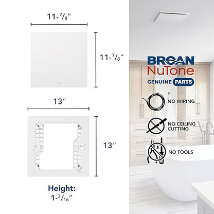 Broan-NuTone RCM700 Magnetic Universal CleanCover™ Bath Fan Replacement Grille