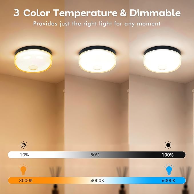 Rechargeable Shower Light for Inside Shower, 15 Color Changing Waterproof Lights for Shower Bathroom with Remote Timer Dimmable, Wireless Mood Lighting for Bathroom Closet Bedroom,Livingroom,2 Pack