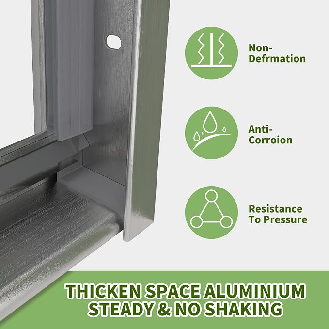 ACE DECOR Double Sliding Shower Door,56-60" W x 70" H,Brushed Nickel Finish | Bypass Semi-Frameless Shower Doors, 6mm Clear SGCC Tempered Glass, Easy-Clean Nano Coating&Leak-proof&Reversible Installation