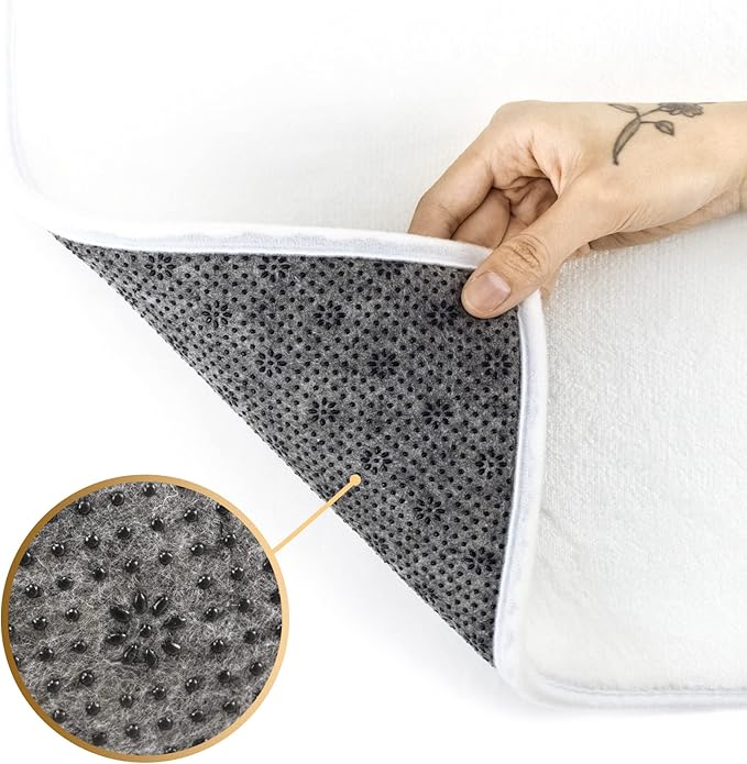 HVEST Pink Abstract Shower Curtain with Bathroom Rugs, Grey Black and White Abstract Geometric Shower Curtain with Bath Mat, Modern Mid Century Minimalist Shower Curtain Set with Hooks, 70x70 inch
