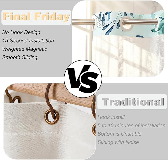 Modern Ocean Cute No Hook Shower Curtain Sea Turtle Luxury Nautical Coral | Animal No Hook Shower Curtain with Snap in Liner, Waterproof Ringless Shower Curtains for Bathroom 72x74 Inch Blue