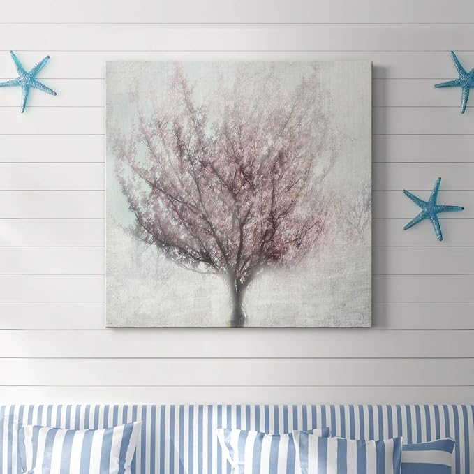 Renditions Gallery Blossoms of Spring Wall Art, Premium Gallery Wrapped Canvas Decor, Ready to Hang, 32 in H x 32 in W, Made in America Print