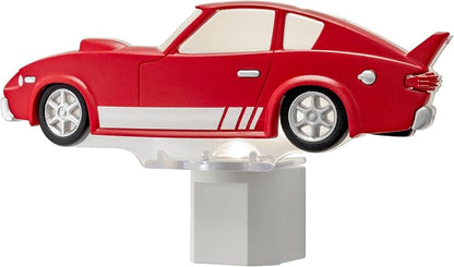 Energizer Race Car Night Light, Light Sensing, LED, Soft White, 3000K, Red, Nightlight for Bedroom, Bathroom, Nursery, Hallway, Kitchen, 1pk, 82404 | Light Sensing, LED, Soft White, 3000K, Red, Nightlight for Bedroom, Bathroom, Nursery, Hallway, Kitche...