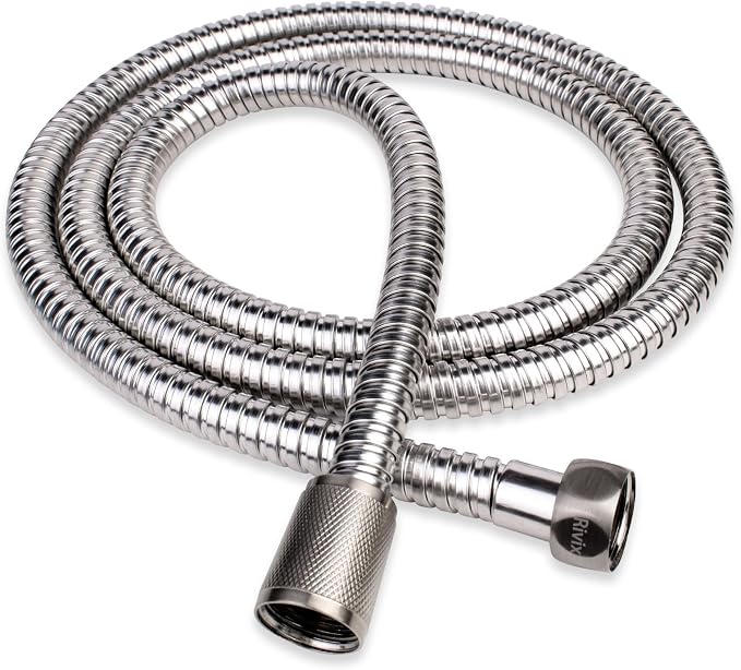 Shower Hose, 70 Inch Extra-Long Stainless Steel Handheld Shower Head Hose with Stainless Steel Insert and Nut,Brushed Nickel Finish