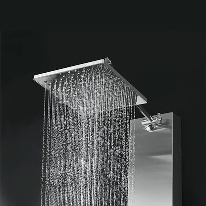 Blue Ocean 48" Stainless Steel SPS822A Shower Panel Tower with Rainfall Shower Head and Spout
