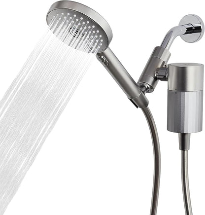 sproos! - Handheld Showerhead, High Performance Filtration, Moonlight | Healthier Hair and Skin - DIY Installation - Renter Friendly - 3 Spray Functions - 70 Inch Hose - High Pressure Performance