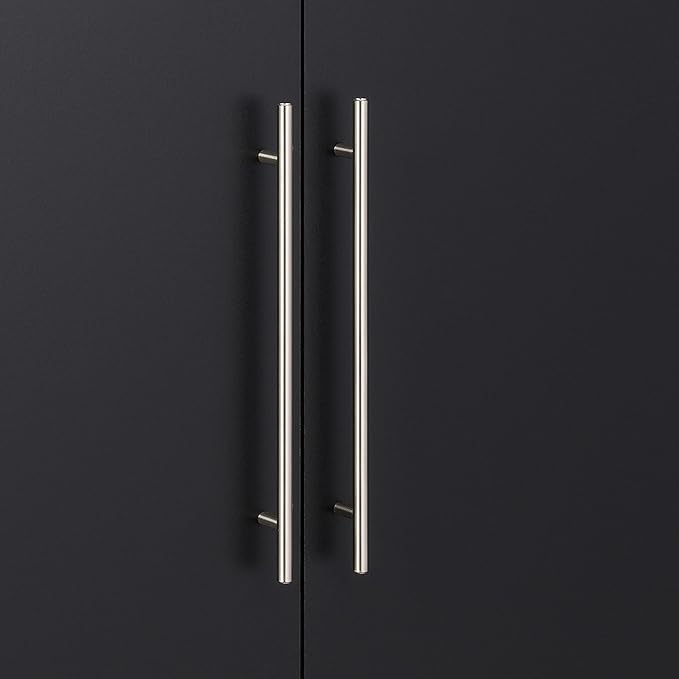 Prepac HangUps 30" Upper Garage Cabinet, Bathroom Cabinet Wall Mount, Ideal for Garage, Kitchen and Laundry Organization 30" W x 24" H x 16" D, Black