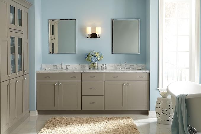 Moen Wynford Chrome Two-Handle Widespread High-Arc Bathroom Faucet with Lever Handles, Valve Required, T4520