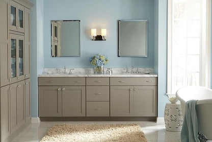 Moen Wynford Chrome Two-Handle Widespread High-Arc Bathroom Faucet with Lever Handles, Valve Required, T4520