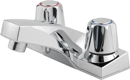 Pfister LG1435000 Pfirst Series 2-Handle 4 Inch Centerset Bathroom Faucet in Polished Chrome, Water-Efficiemt Model