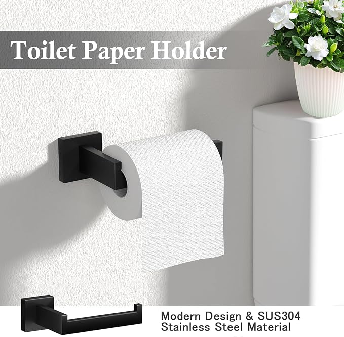 12sets Toptowel Bath Tower bar-24inch Black
