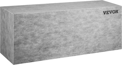 VEVOR Tile Shower Seat, 47.2" x 16" x 20" Ready to Tile Shower Seat, Factory Waterproof & 100% Leak Proof Tileable Shower Corner Seat, 440 lbs Load-Bearing Rectangular Board Shower Bench, Grey