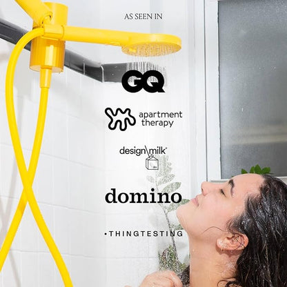 Sproos - Handheld Showerhead, High Performance Filtration System for Healthier Hair and Skin, Extra Long 70 Inch Hose, 3 Customized Spray Functions, 6 Colors (Red, Shower Filter Set)