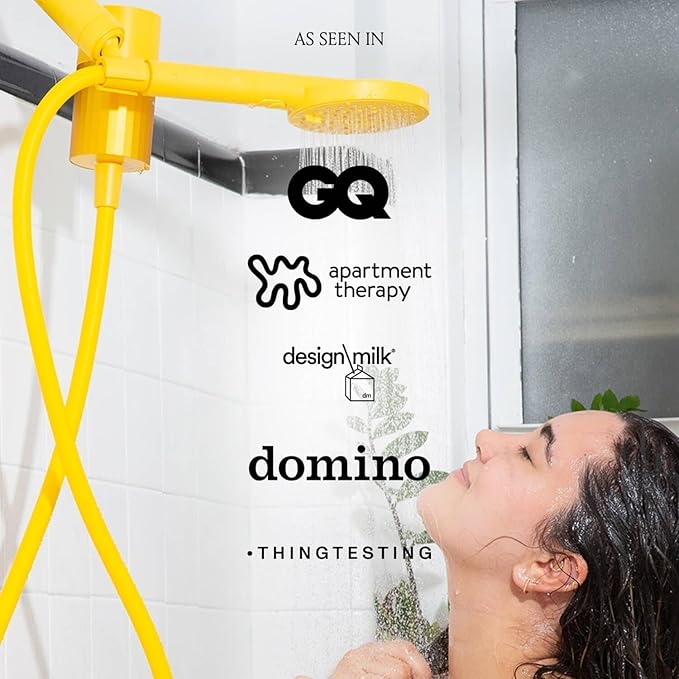 sproos! - Handheld Showerhead, High Performance Filtration, Blue | Healthier Hair and Skin - DIY Installation - Renter Friendly - 3 Spray Functions - 70 Inch Hose - High Pressure Performance