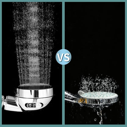 Marbrasse High Pressure Shower Head with Hose and Holder, 3-Settings Handheld Showerhead with Push Switch and Button to Control Water Flow for Saving Water,Removable Camper Shower Head