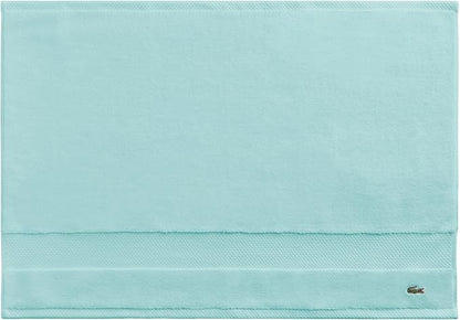 Lacoste Heritage 100% Supima Cotton Tub Mat, Mint, 21" x 31" – Highly Absorbent & Quick Drying, Premium Super Soft Bath Towel, Bathroom Essential, Gift for All Occasions, Machine Washable