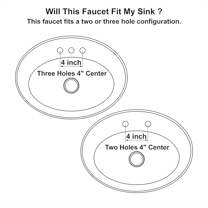 Two Handle Brushed Nickel Bathroom Faucet 3 Hole with Plastic Overflow Pop-Up Drain,Swivel Spout Bathroom Sink Faucet 4 Inch Centerset,Meets cUPC NSF 61-9 AB1953,F-0048-BN