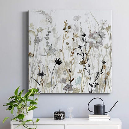 Renditions Gallery Wildflower Mist Wall Art, Premium Gallery Wrapped Canvas Decor, Ready to Hang, 24 in H x 24 in W, Made in America Print (AZS-WC15-19227-R-2424-MK)