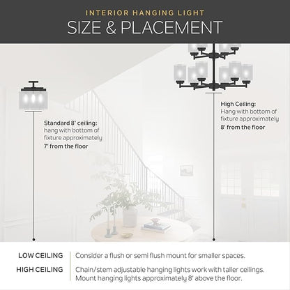 Kichler Gen I LED Downlight, 7.5" Ceiling Flush Mount Interior Dimmable Light, 2700K, (7.5" x 1.5"), White, 43846WHLED27 (Pack of 3)