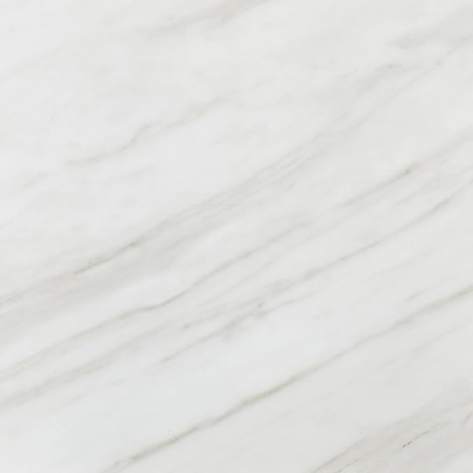 Daltile Perpetuo 12" x 12" Porcelain Marble Look Wall & Floor Tile in Matte Timeless White (13 pieces per carton) (12.22 sqft per carton)