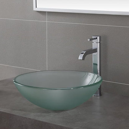 KRAUS Ramus Single Handle Vessel Sink Bathroom Faucet in Chrome, FVS-1007CH