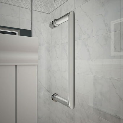 DreamLine Unidoor 23 in. W x 72 in. H Frameless Hinged Shower Door in Chrome, SHDR-20237210F-01