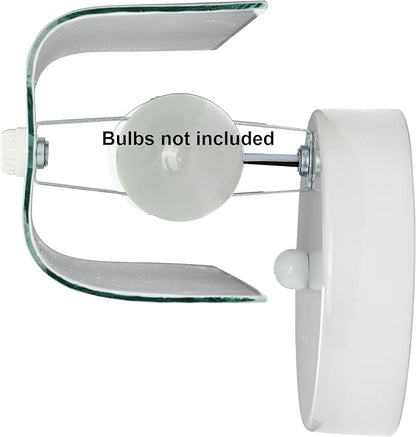 Nuvo SF77/087 with U Channel Glass, 2-Light