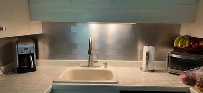Yipscazo 2026 New Upgrade Peel and Stick backsplash 3 x 6 Inches, Backsplash Tile Peel and Stick Tile for Kitchen, Bathroom, Laundry Room, Fireplace(Metal, 100 Pieces)