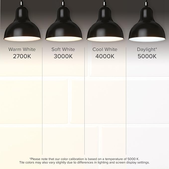 Smart Tiles Peel and Stick backsplash, Subway Pure White, 11.55"x8.38" | Pack of 5 (2.8 sq ft), Glossy, Heat/Moisture Resistant, Low VOC, Kitchen/Bathroom, Renter Friendly, Made in Canada